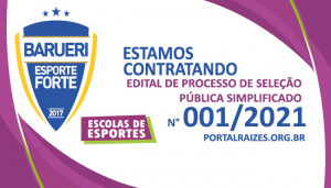 EDITAL DE PROCESSO DE SELE&Ccedil;&Atilde;O P&Uacute;BLICA SIMPLIFICADO N&deg; 001/2021 - Resultados